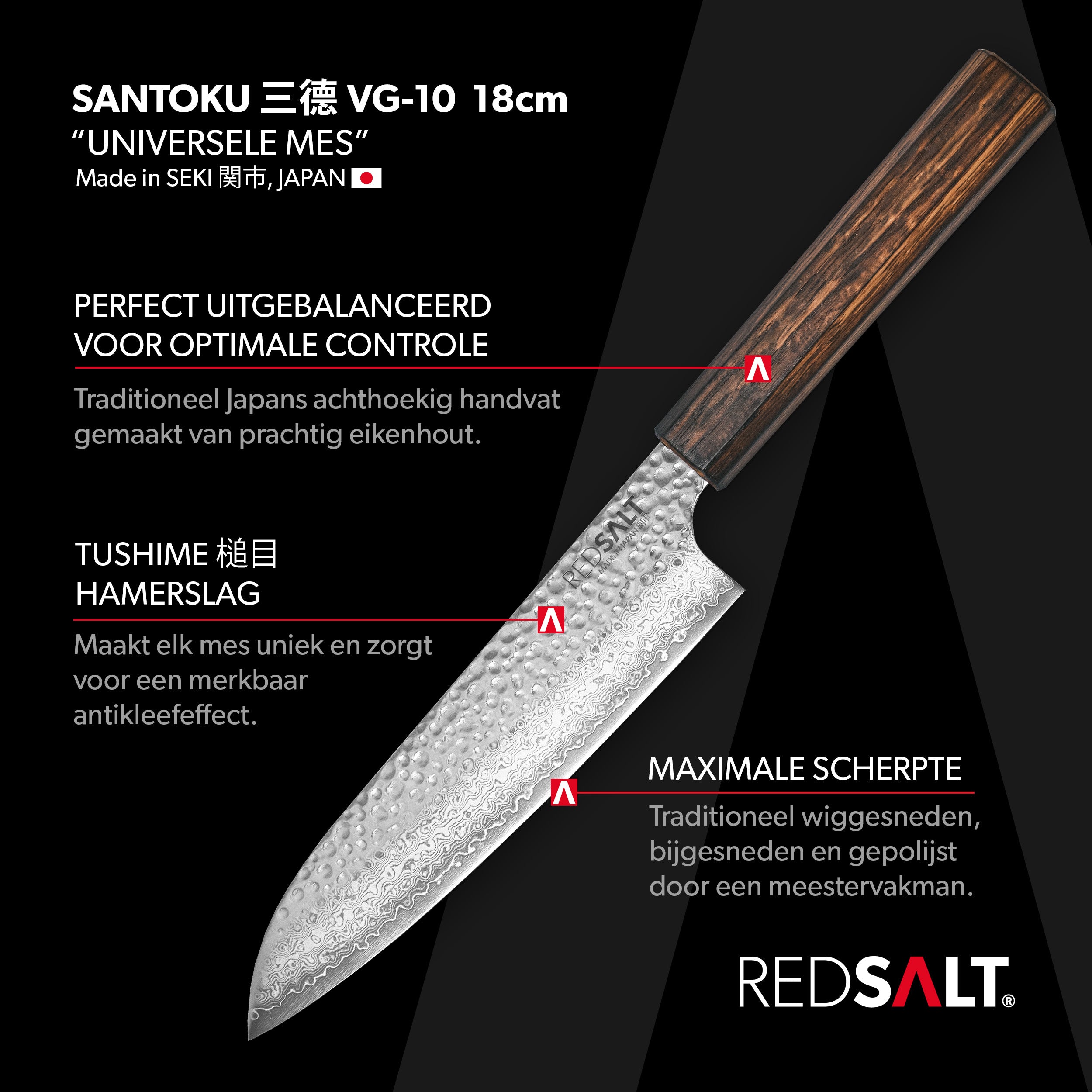 SANTOKU 18cm VG10