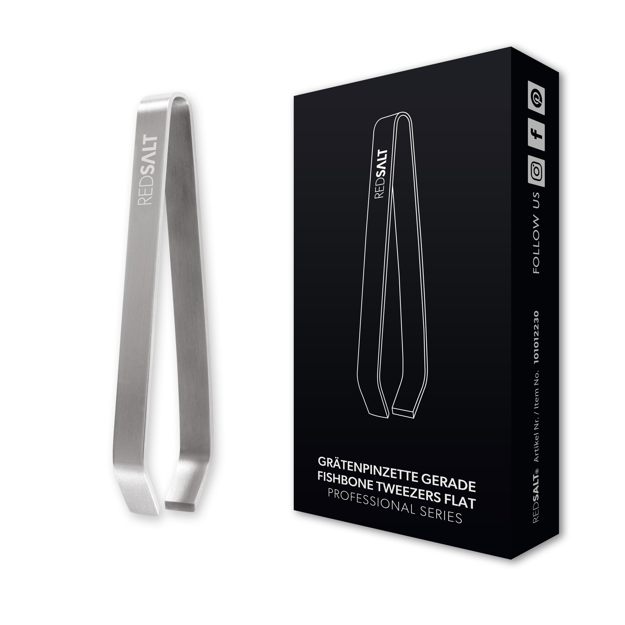 Grätenpinzette Gerade INOX 18/10